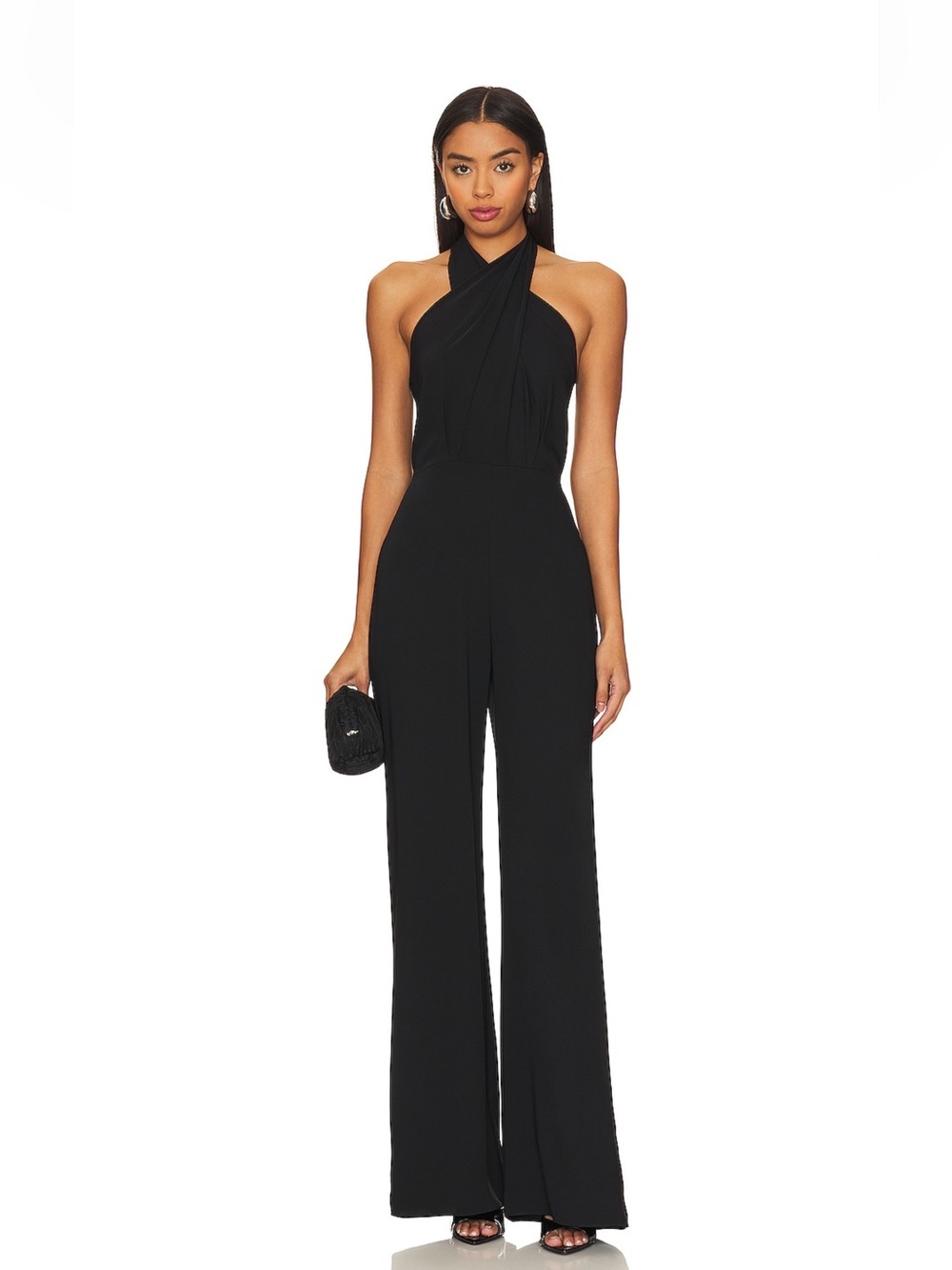 Amanda Uprichard Mezcal Jumpsuit in Black XS NWOT $260